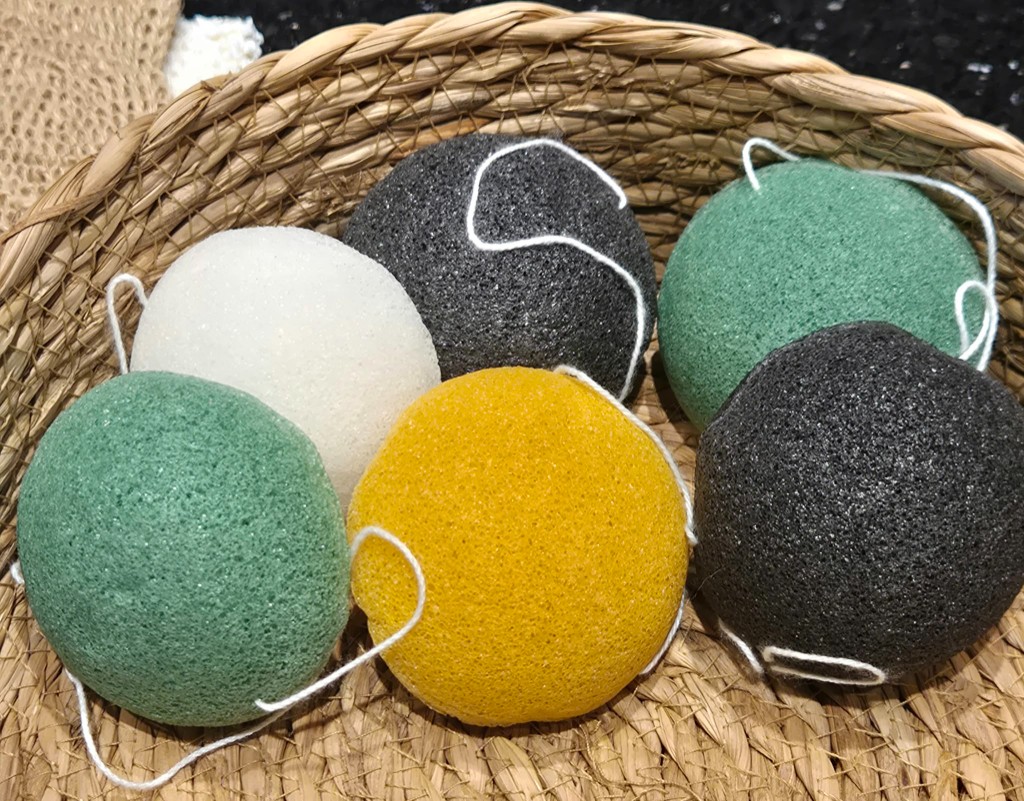 Japanese konjac face sponge