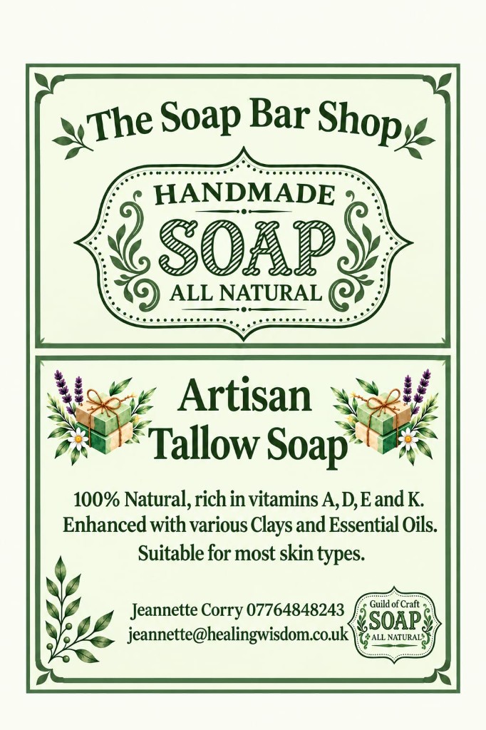 Artisan tallow soap