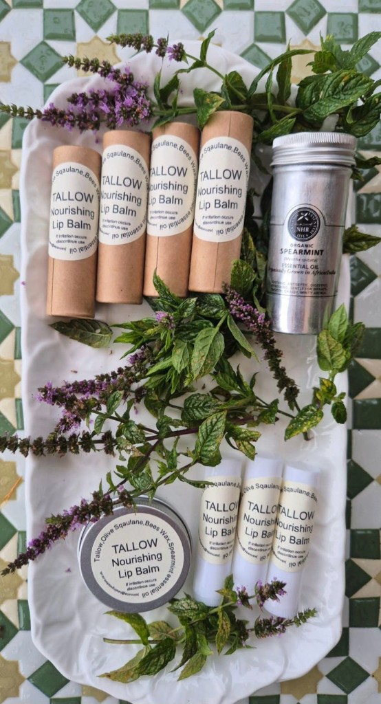 Tallow lip balm