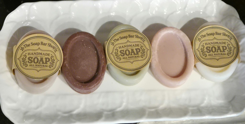 Oval clay soaps